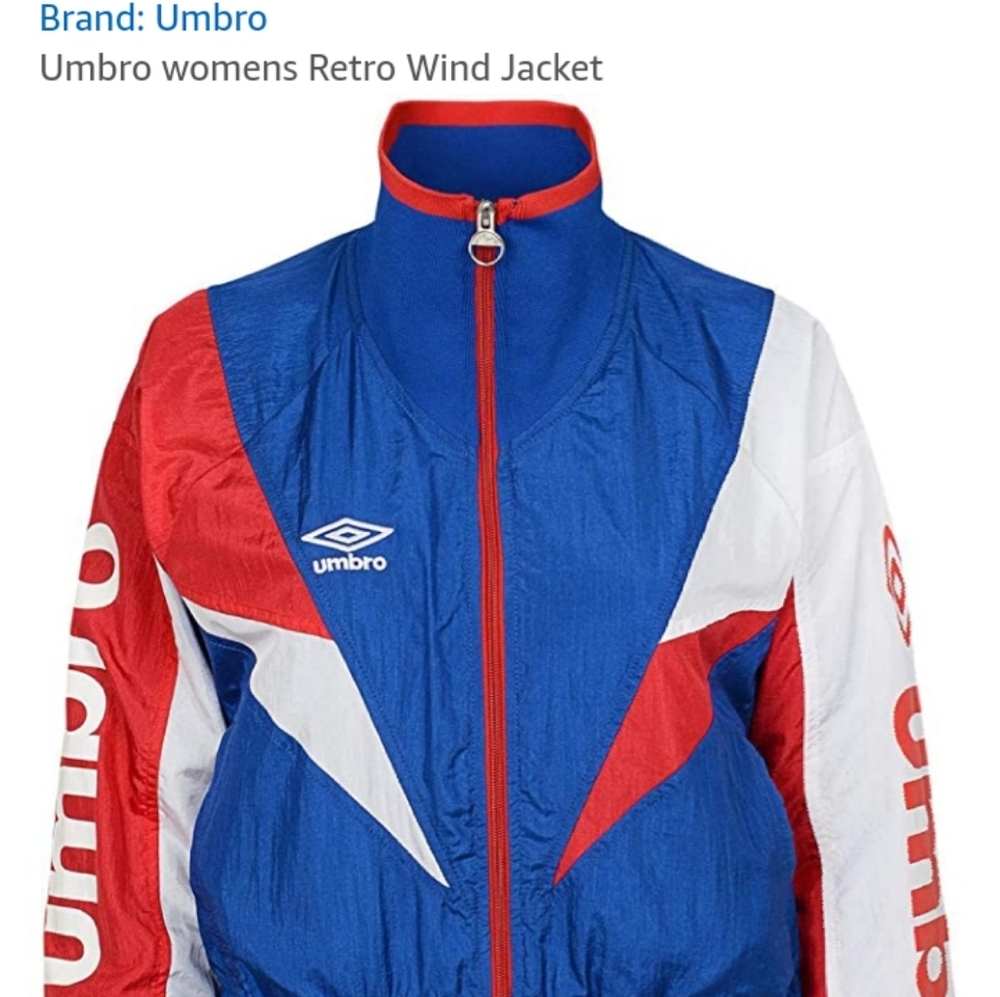 UMBRO ladies  retro crop  wind jacket